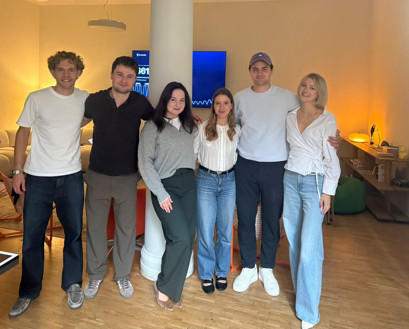 With part of the Knowunity team at the office in Berlin